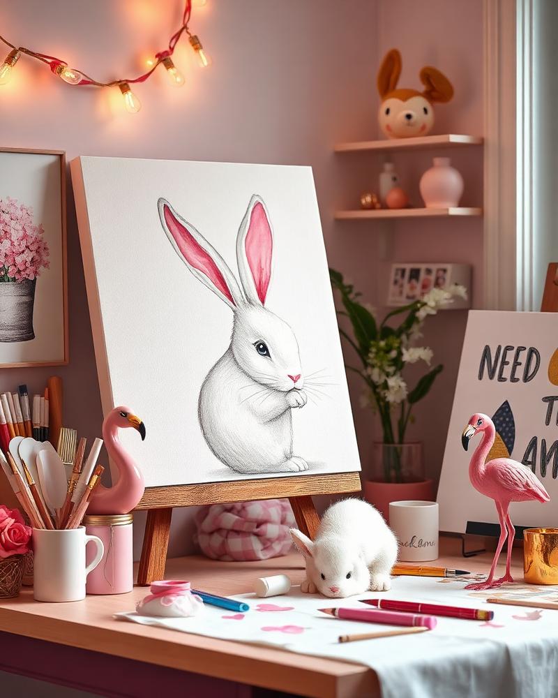 Bunny art studio