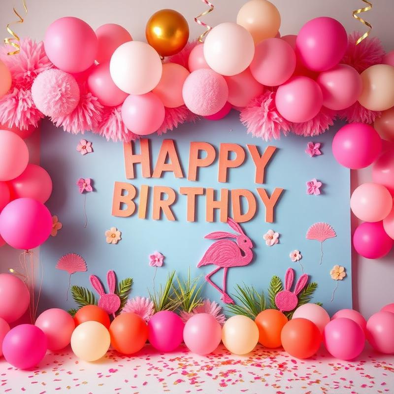 Bunny Birthday Banner