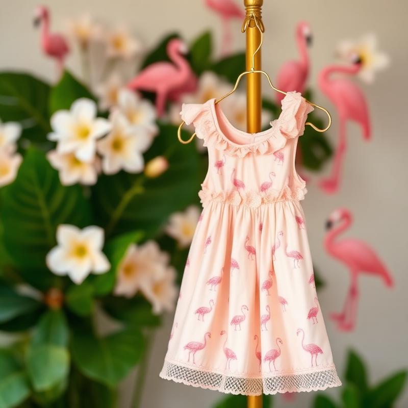 Flamingo Garden Dress